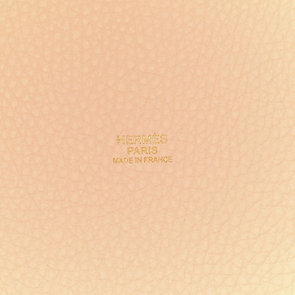 Hermes Taurillon Clemence Picotin Lock 22 MM Nata 6 of 11