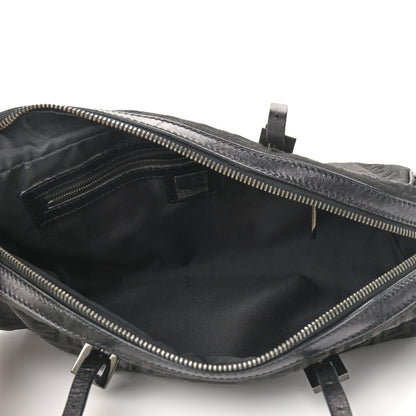 Fendi Zucchino Zip Top Tote Black 4 of 8