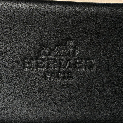 Hermes Calfskin Cork Eze 30 Sandals 37 Black 7 of 9