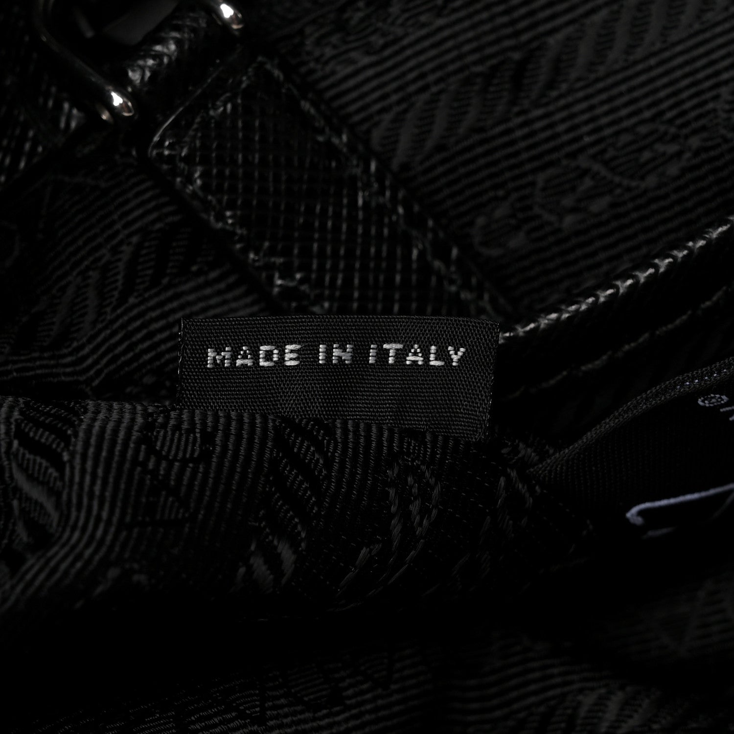 Prada Re-Nylon Vela Saffiano Small Backpack Black 6 of 9