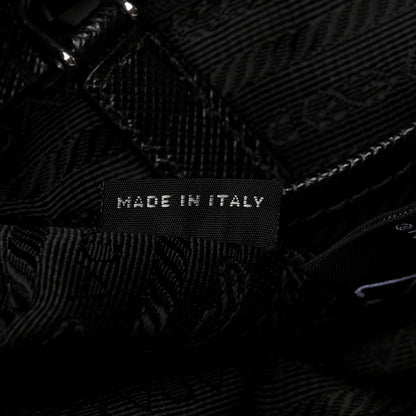 Prada Re-Nylon Vela Saffiano Small Backpack Black 6 of 9