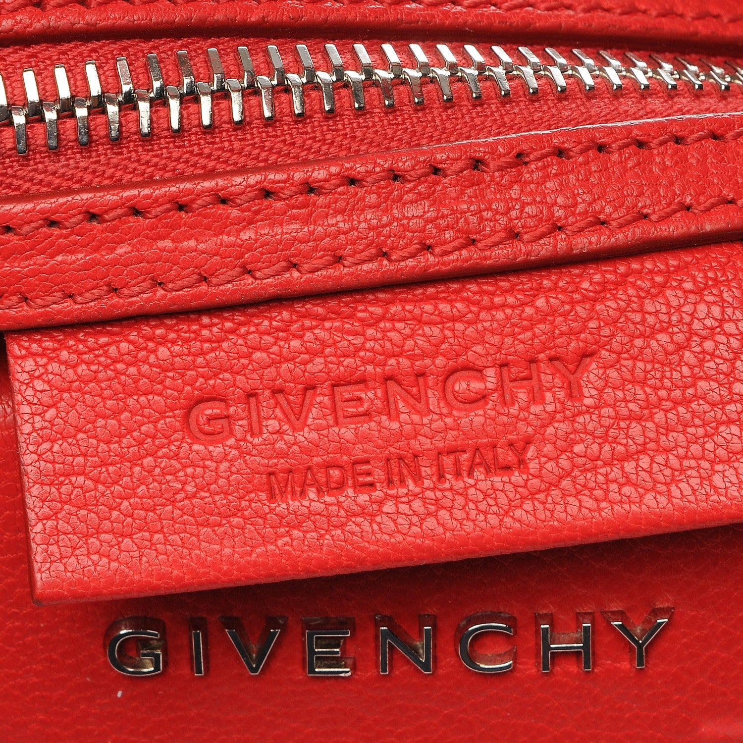 Givenchy Sugar Goatskin Small Antigona Medium Red 6 of 7