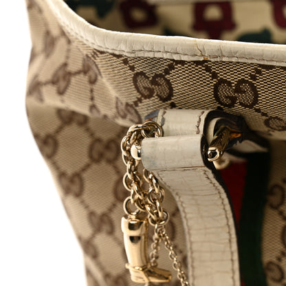 Gucci Monogram Medium Jolicoeur Tote White 17 of 17