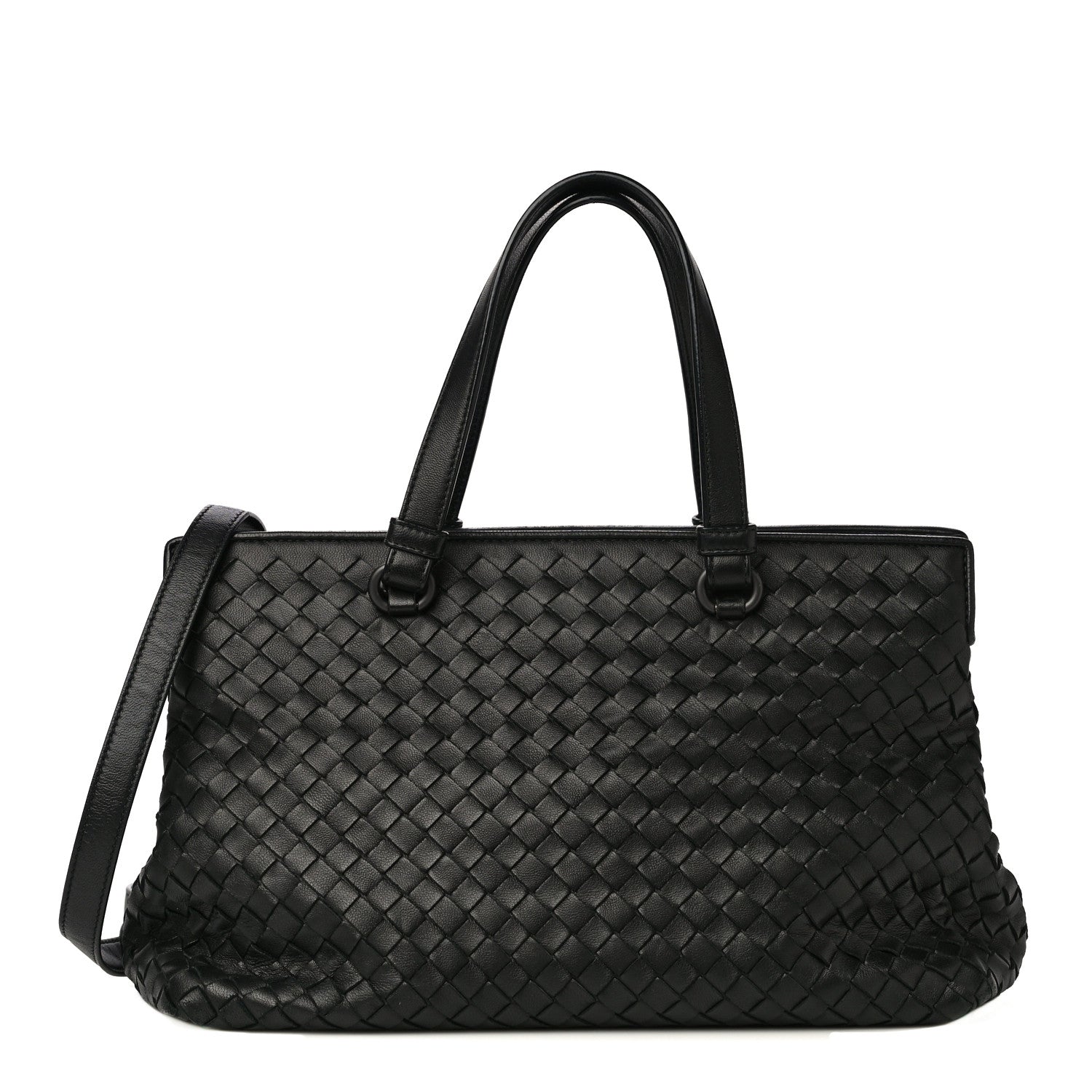 Bottega Veneta Nappa Intrecciato Small Accordion Tote Black 1 of 9