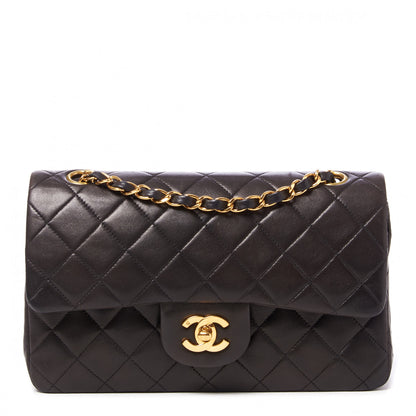 Chanel Lambskin Quilted Small Double Flap Black 1 of 9