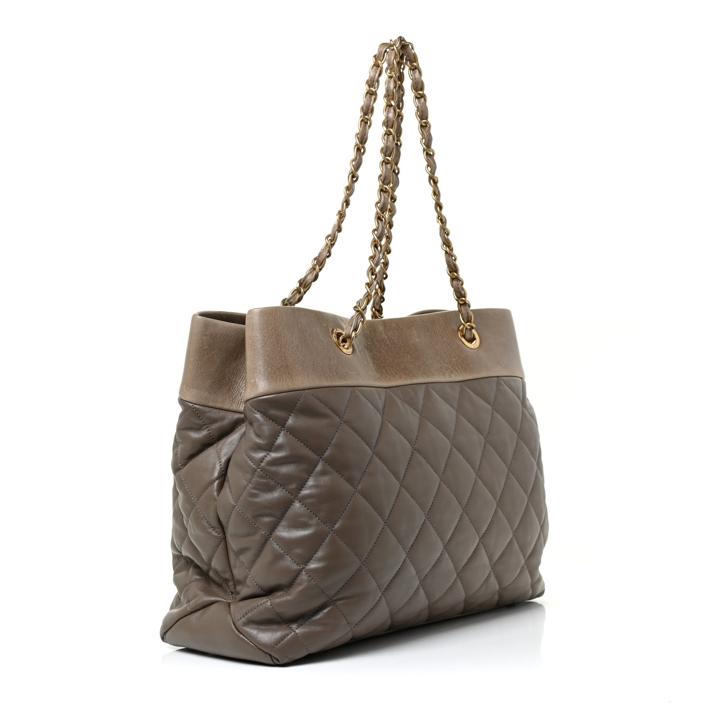 Calfskin Large Soft Elegance Tote Beige