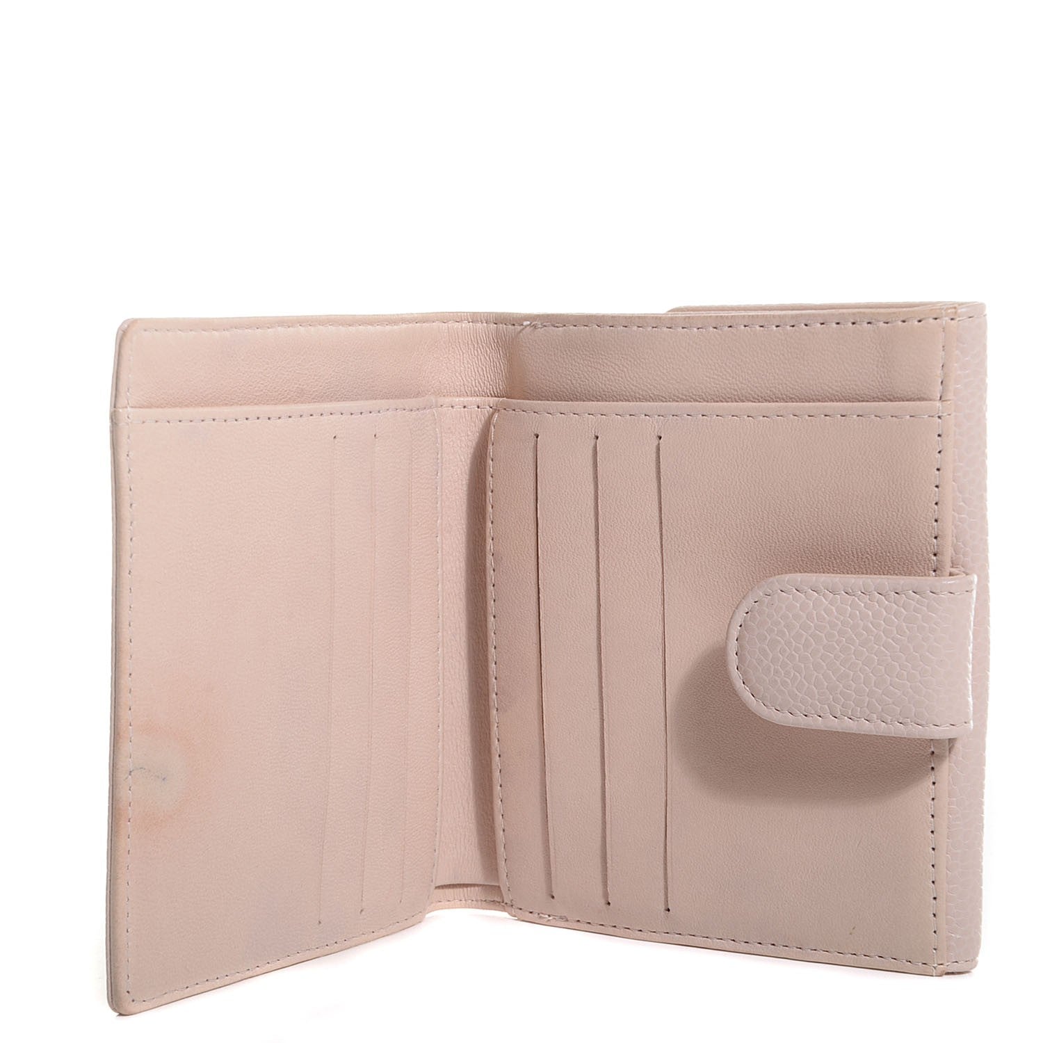 Chanel Caviar Compact Timeless CC Wallet Light Pink 5 of 8