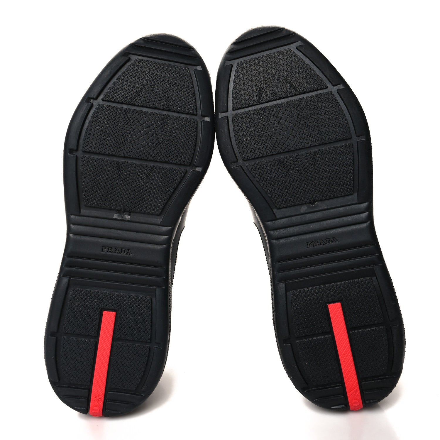 Prada Soft Rubber Mesh Mens America's Cup Sneakers 43 Black Argento 5 of 8