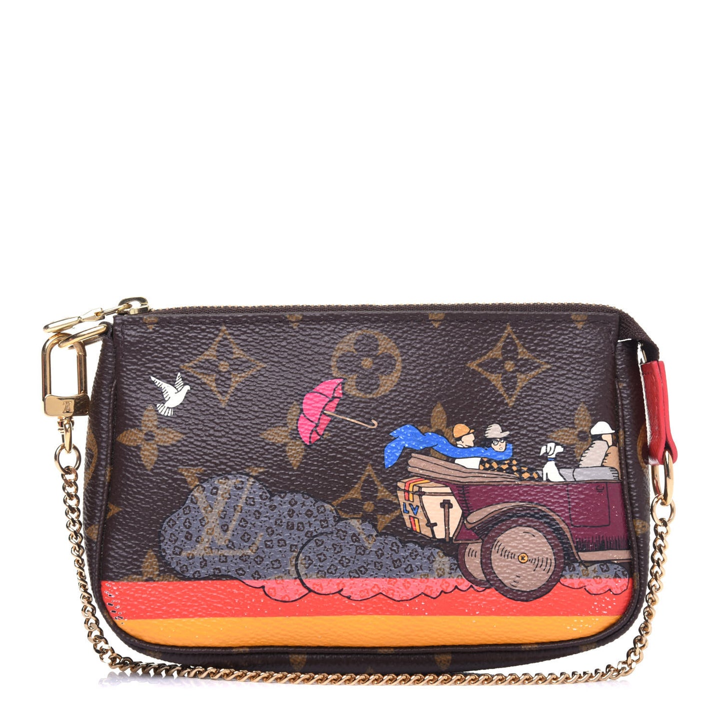 Monogram 2015 Christmas Animation Mini Pochette Accessories
