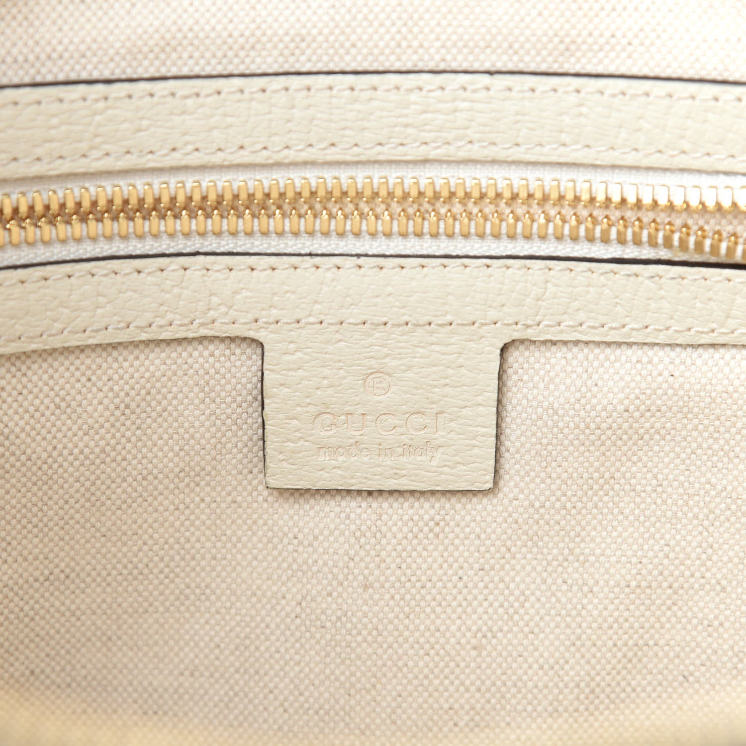 Gucci GG Supreme Monogram Flora Web Small Ophidia Half Moon Hobo White 8 of 10
