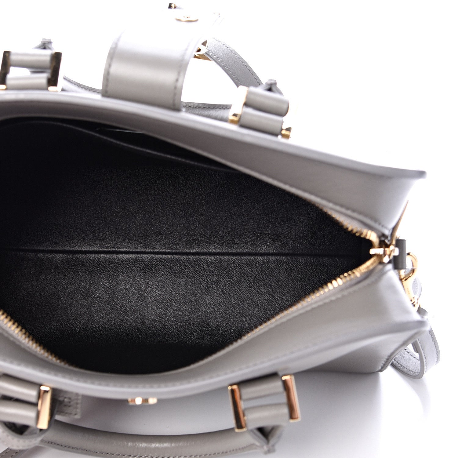 Saint Laurent Calfskin Monogram Baby Cabas Fog 4 of 9