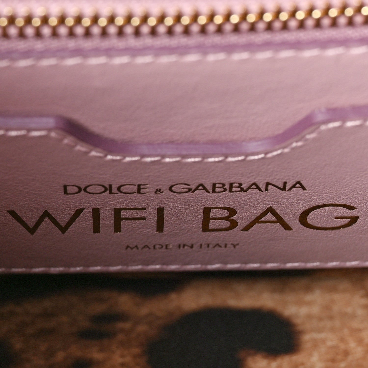 Dolce & Gabbana Calfskin Media Wifi Shoulder Bag Pink 6 of 8