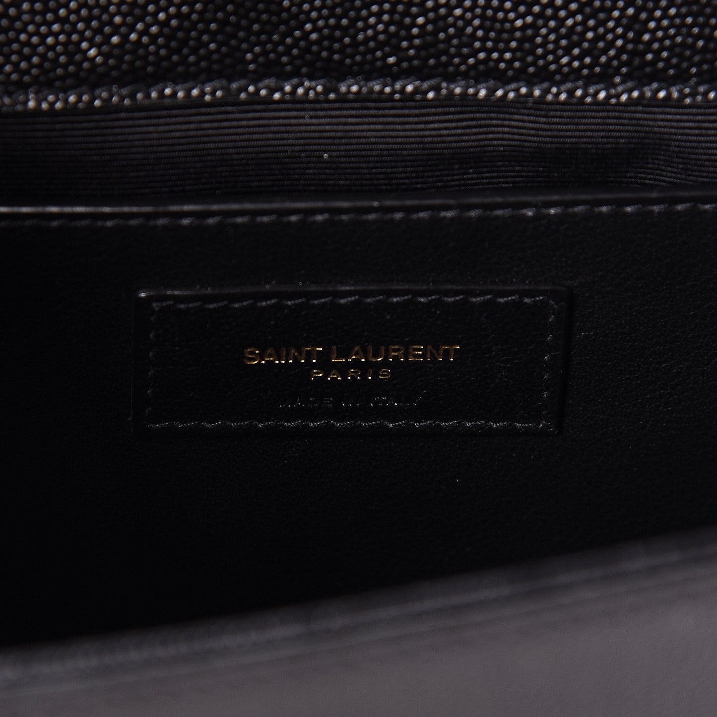 Grain De Poudre Medium Classic Monogram Kate Tassel Satchel Black