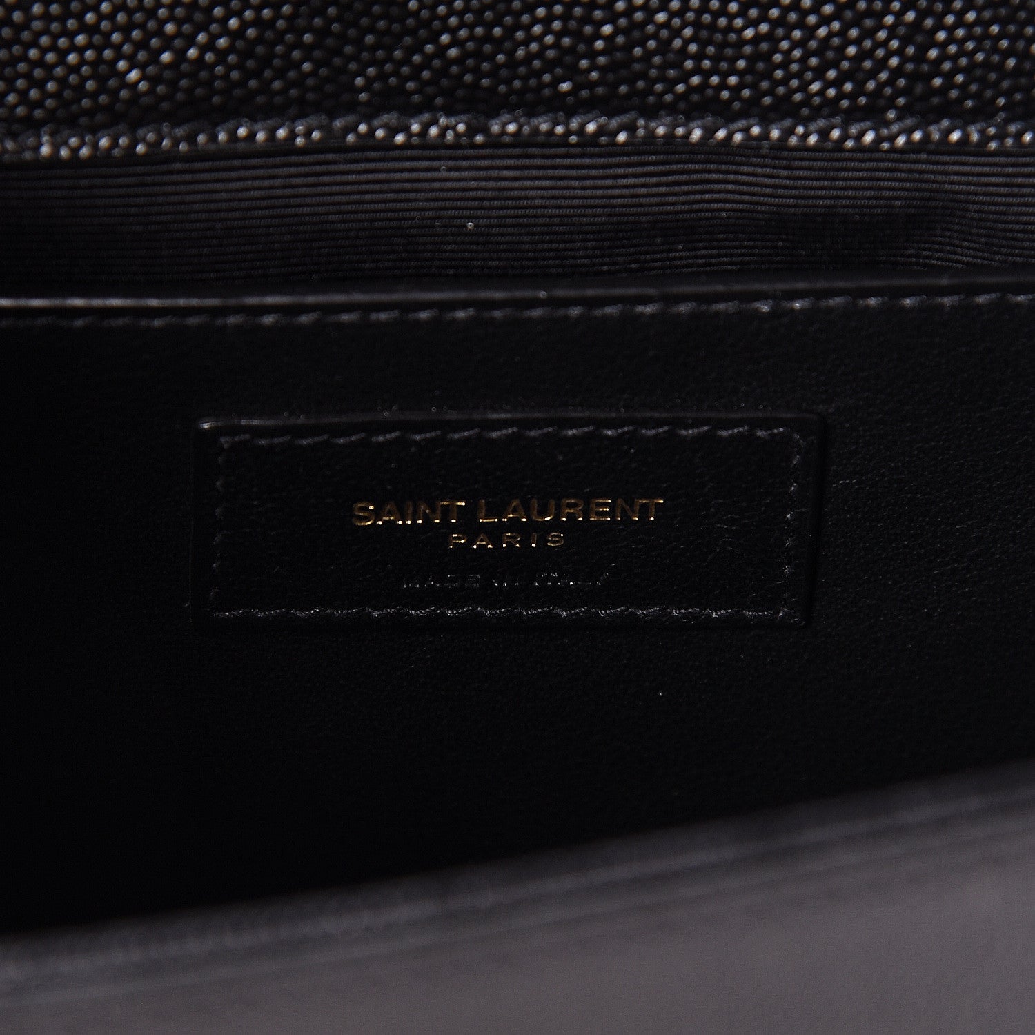 Saint Laurent Grain De Poudre Medium Classic Monogram Kate Tassel Satchel Black 6 of 9