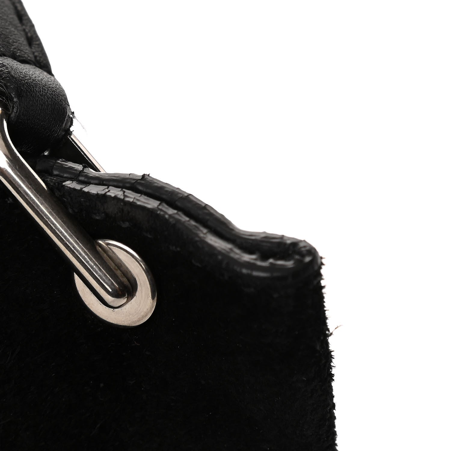 Celine Shrunken Lambskin All Soft Shoulder Bag Black 12 of 14