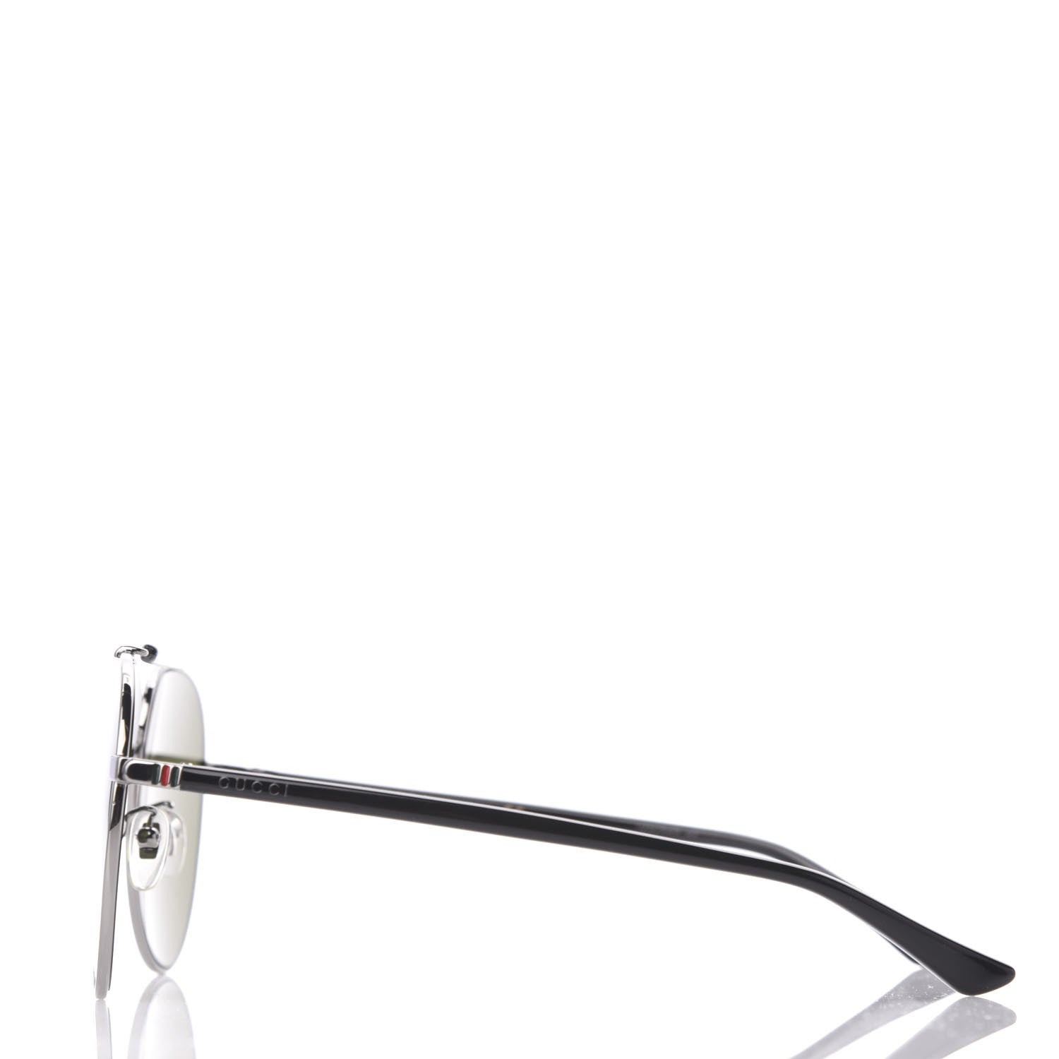 Gucci Metal Aviator Sunglasses GG0014S Black 3 of 7