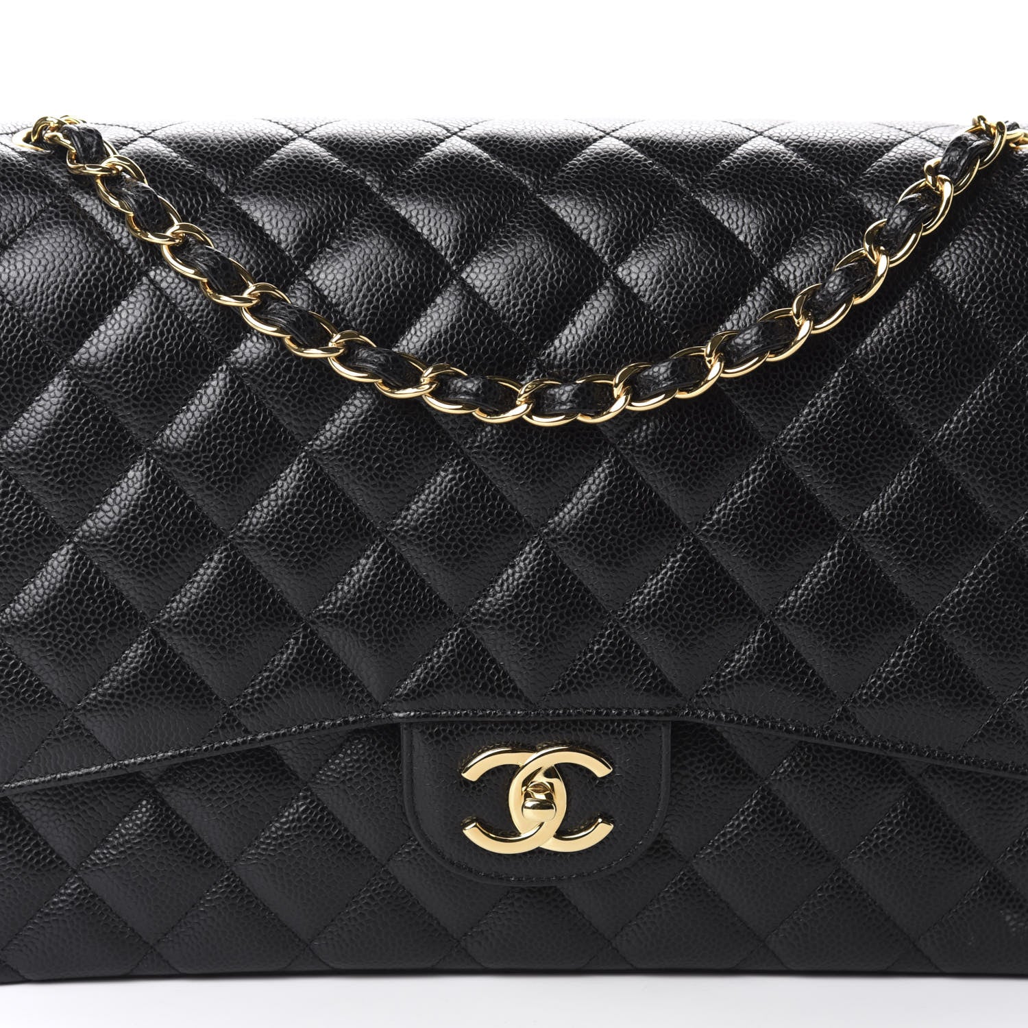 Chanel Caviar Quilted Maxi Double Flap Black 10 of 10
