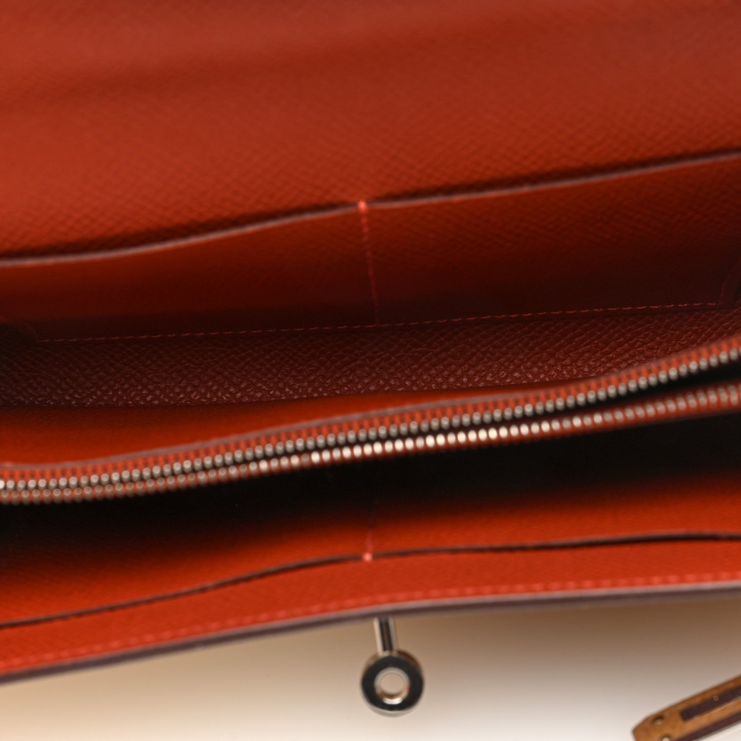 Epsom Casaque Kelly Wallet To Go Nata Biscuit Brique