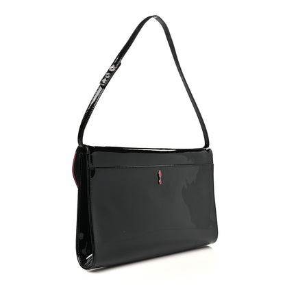 Christian Louboutin Patent So Kate Baguette Clutch Black 3 of 8
