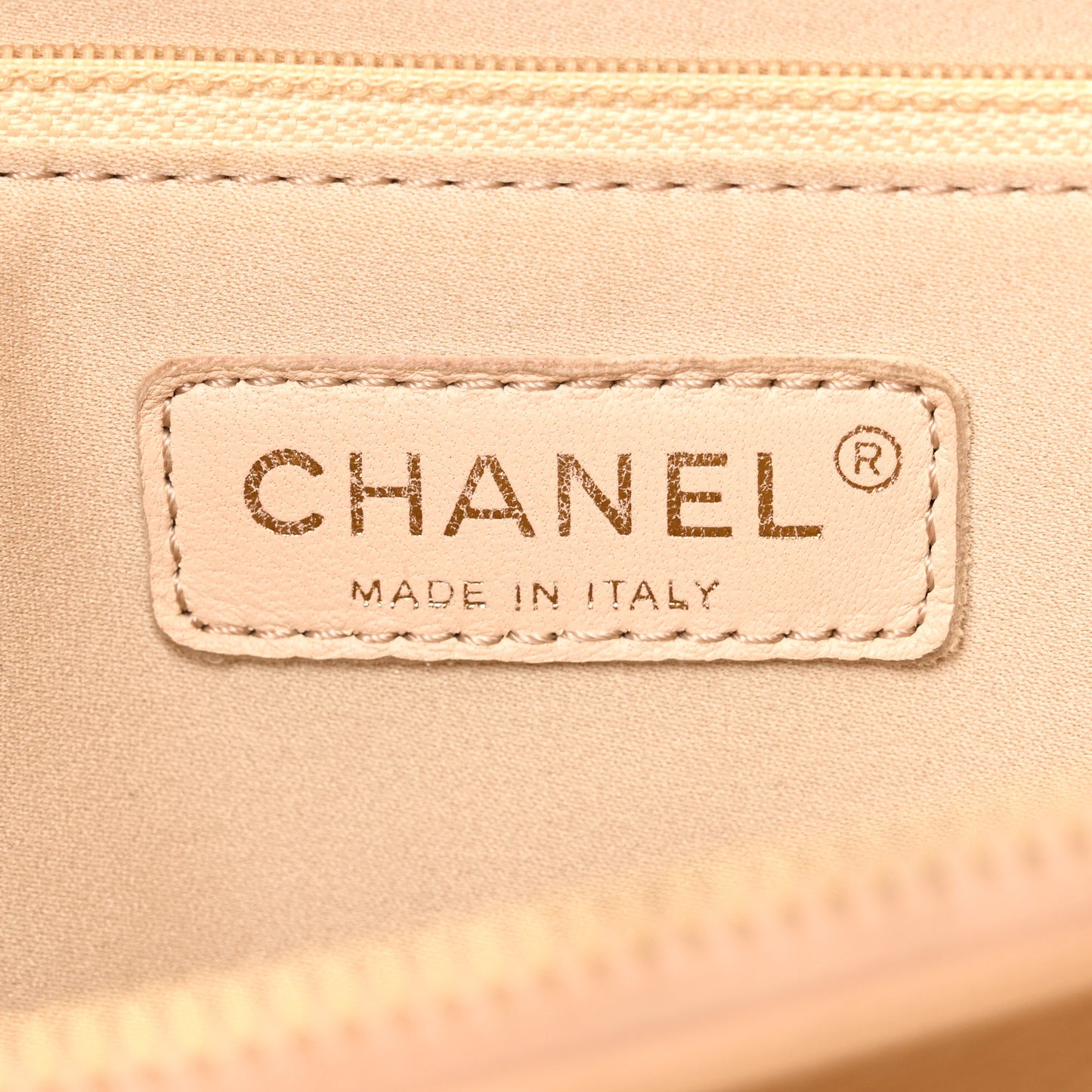 Caviar Quilted Grand Shopping Tote GST Beige