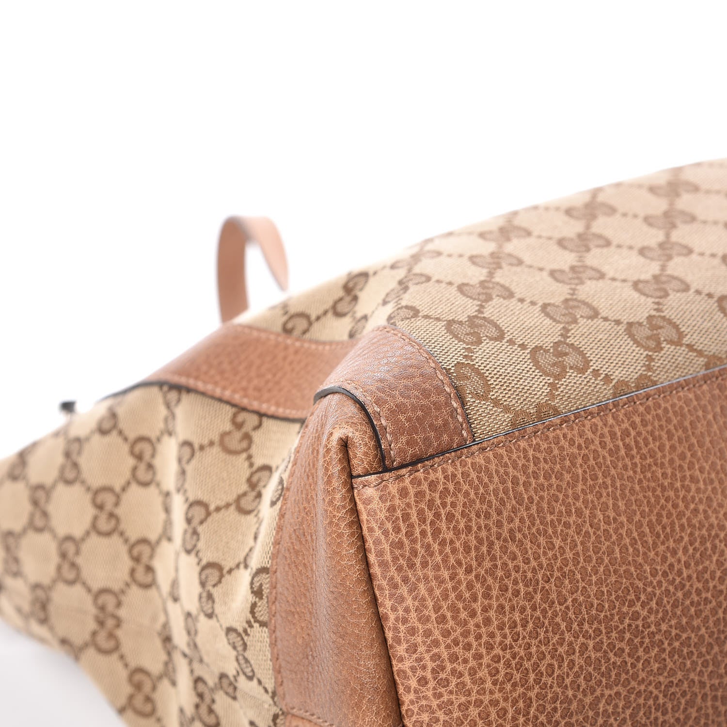 Gucci Monogram Old Libeccio Medium Miss GG Top Handle Bag Beige Ebony Light Brown 9 of 12