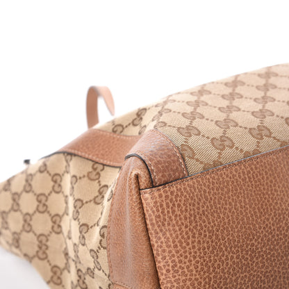 Gucci Monogram Old Libeccio Medium Miss GG Top Handle Bag Beige Ebony Light Brown 9 of 12