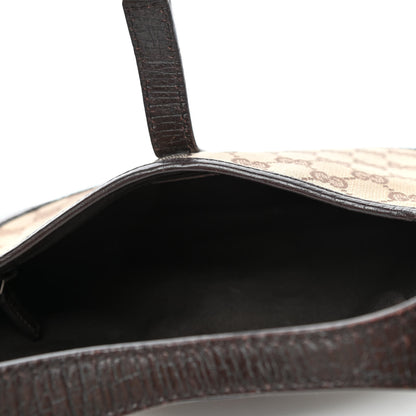 Gucci Monogram Web Small Jackie O Hobo Dark Brown 4 of 4