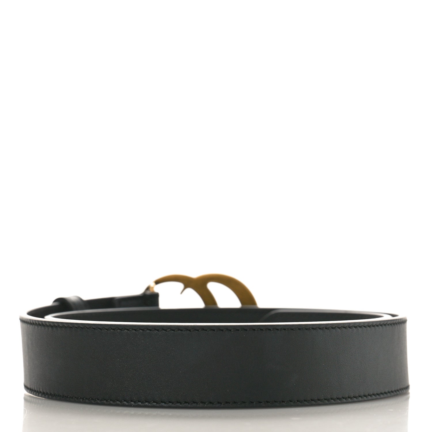 Gucci Calfskin Double G 30mm Belt 75 30 Black 4 of 12