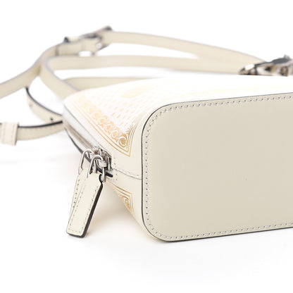 Gucci X SEGA Calfskin GUCCY Stars Mini Dome Shoulder Bag Mystic White Gold 7 of 9