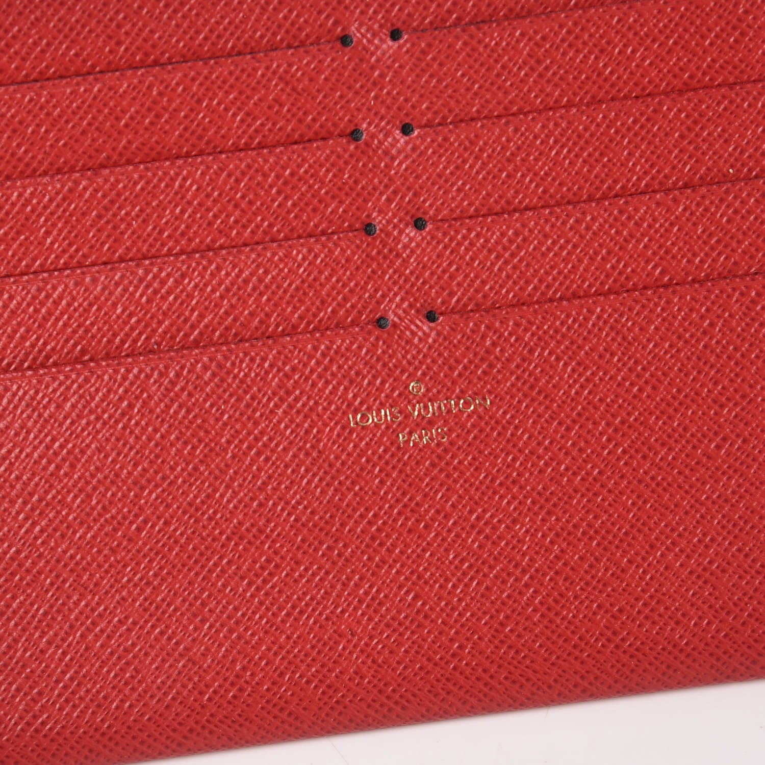 Louis Vuitton Calfskin Felicie Chain Wallet Card Holder Insert 6 of 7