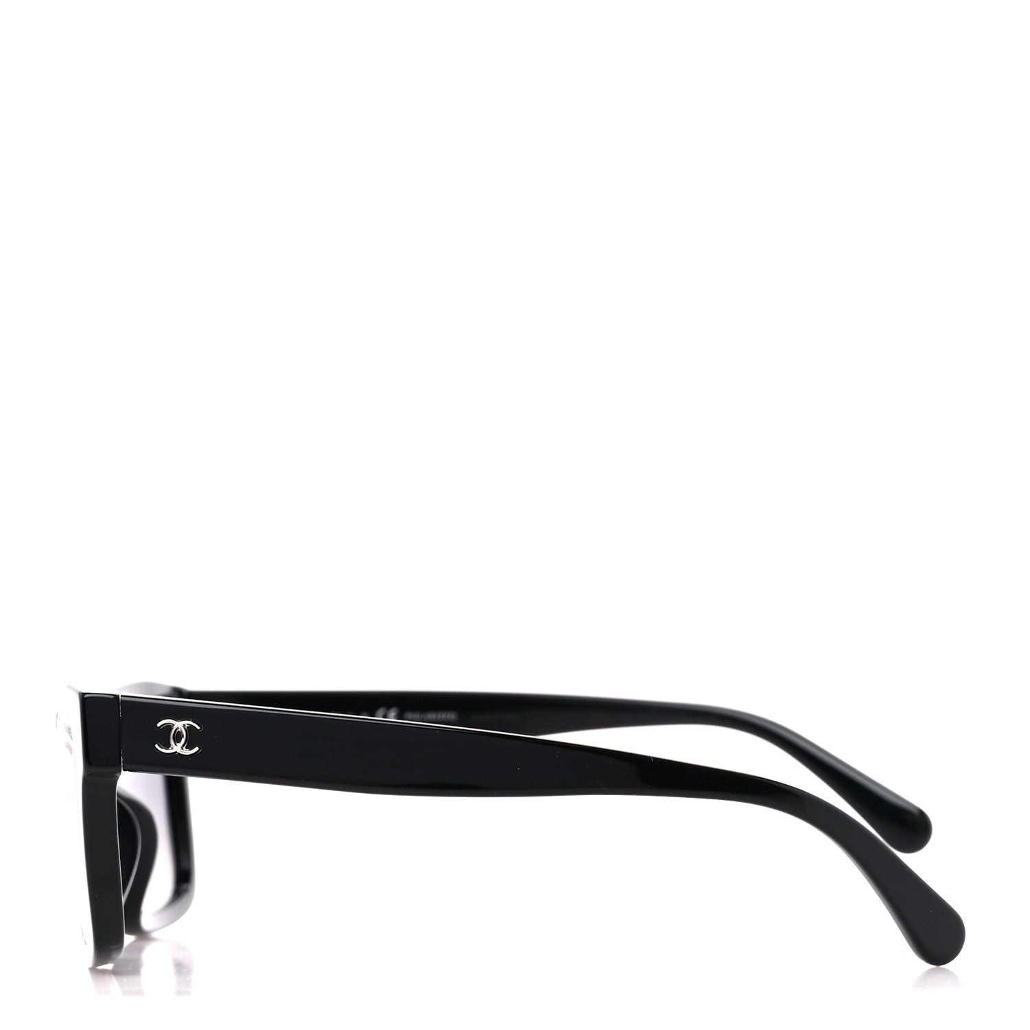 Chanel Acetate Polarized Square Sunglasses 5417-A Black 3 of 9