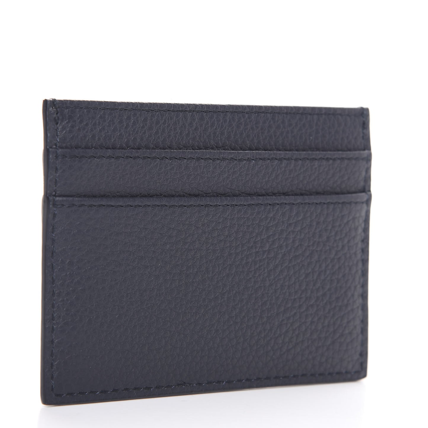 X AIR JORDAN Grained Calfskin Card Holder Bleu