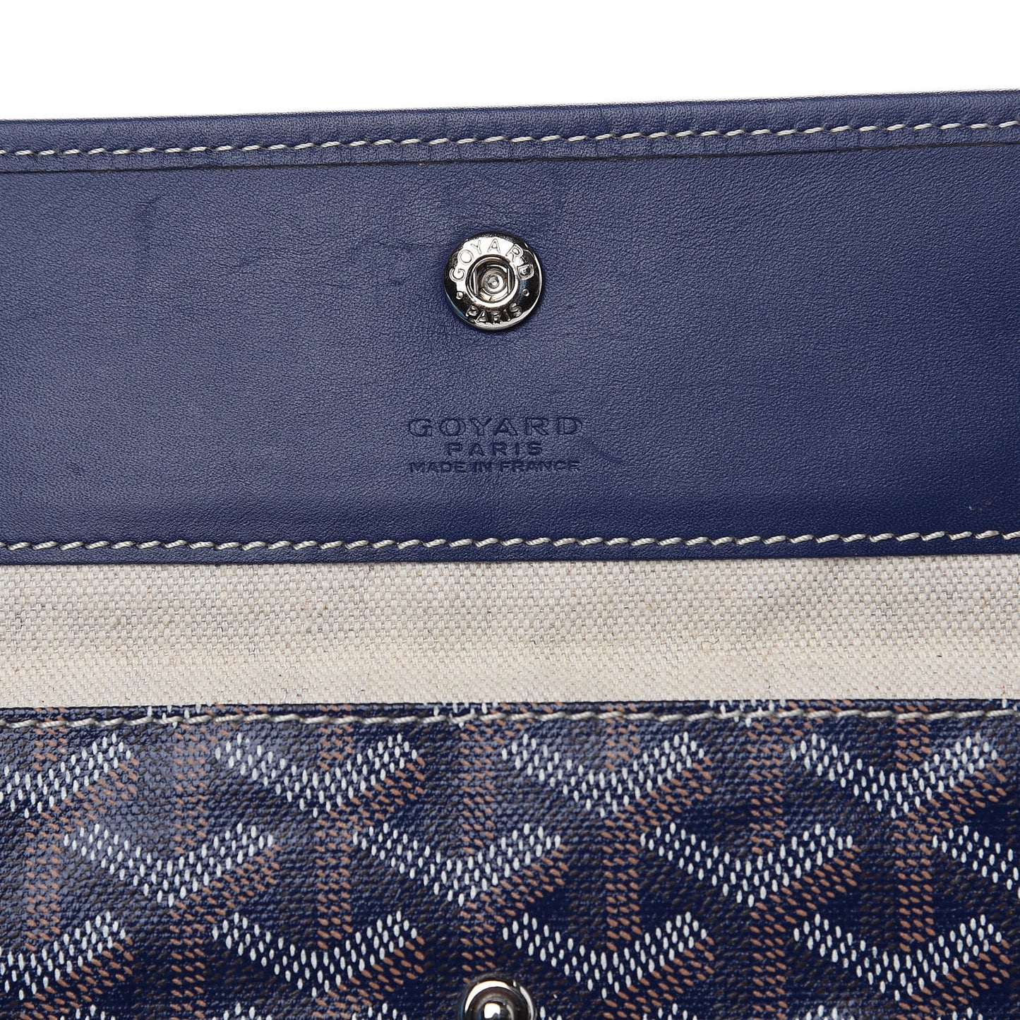 Goyardine Saint Louis PM Navy
