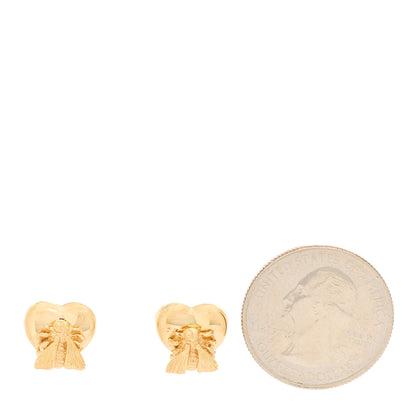 Gucci 18K Yellow Gold Le Marche Des Merveilles Bee Motif Earrings 2 of 4
