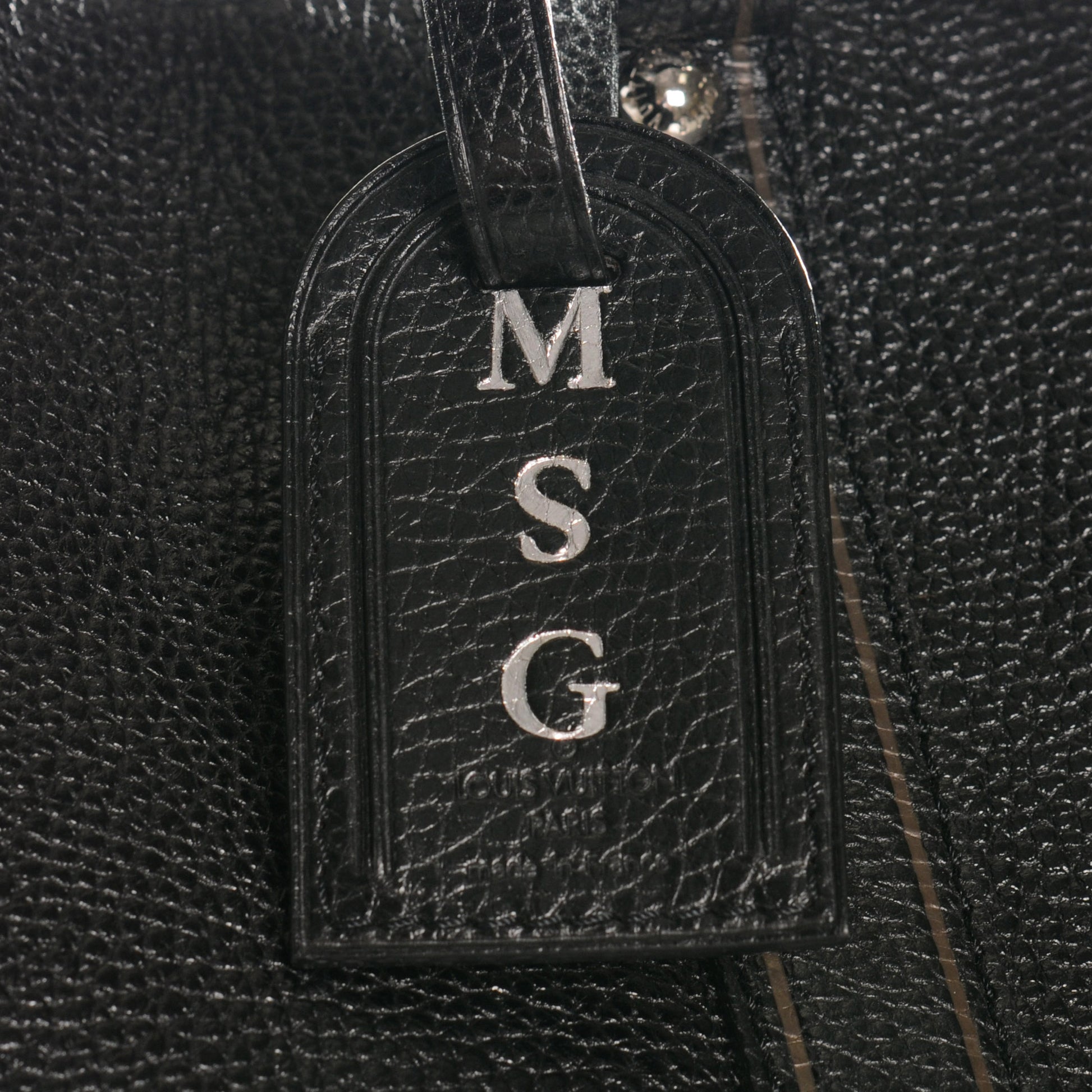 Louis Vuitton Tobago Leather Keepall 50 Black 9 of 9