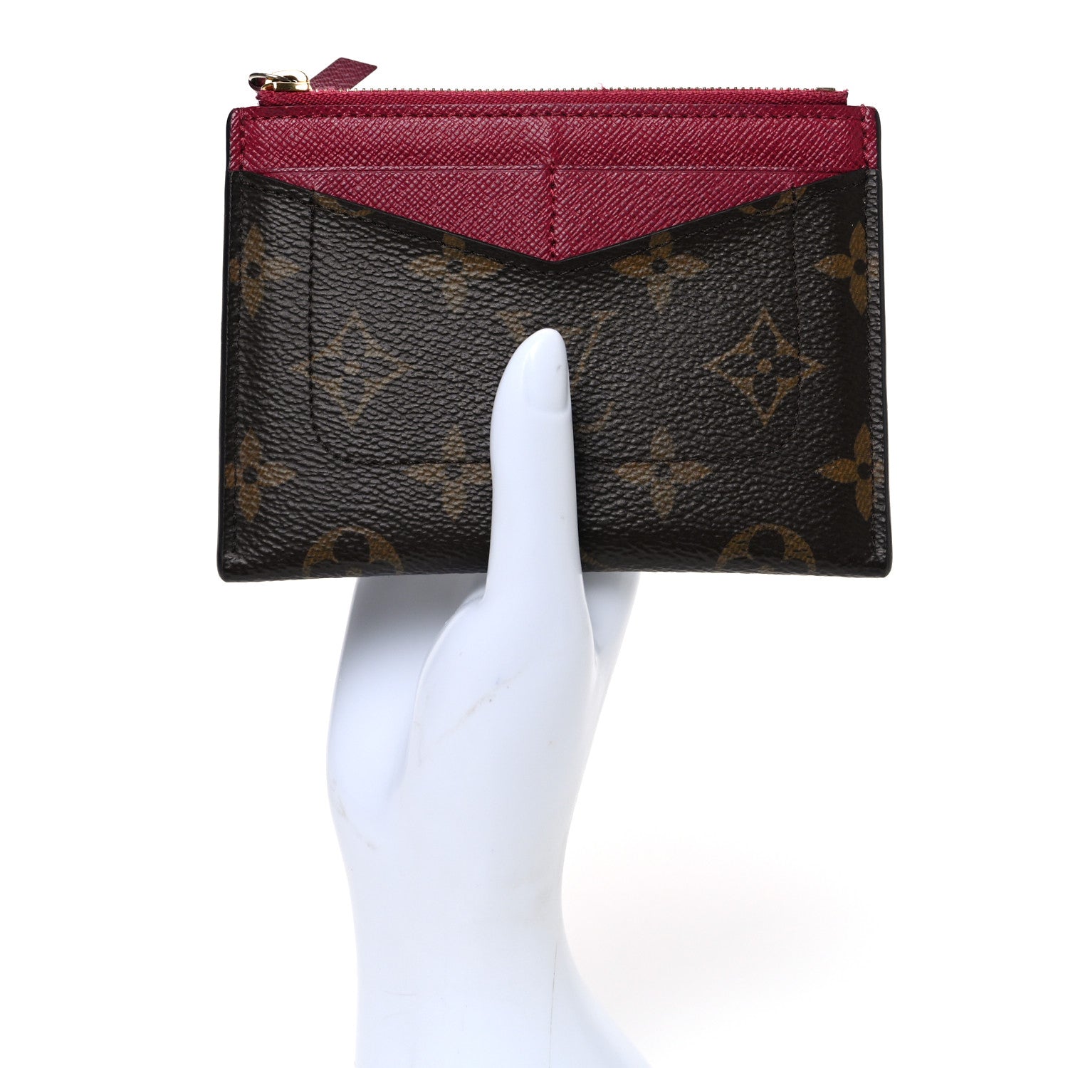 Louis Vuitton Monogram Zipped Card Holder Fuchsia 2 of 6