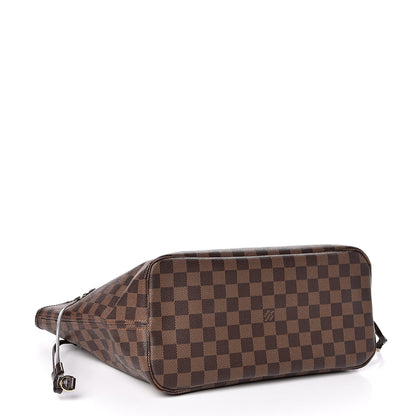 Louis Vuitton Damier Ebene Neo Neverfull MM Rose Ballerine 4 of 11