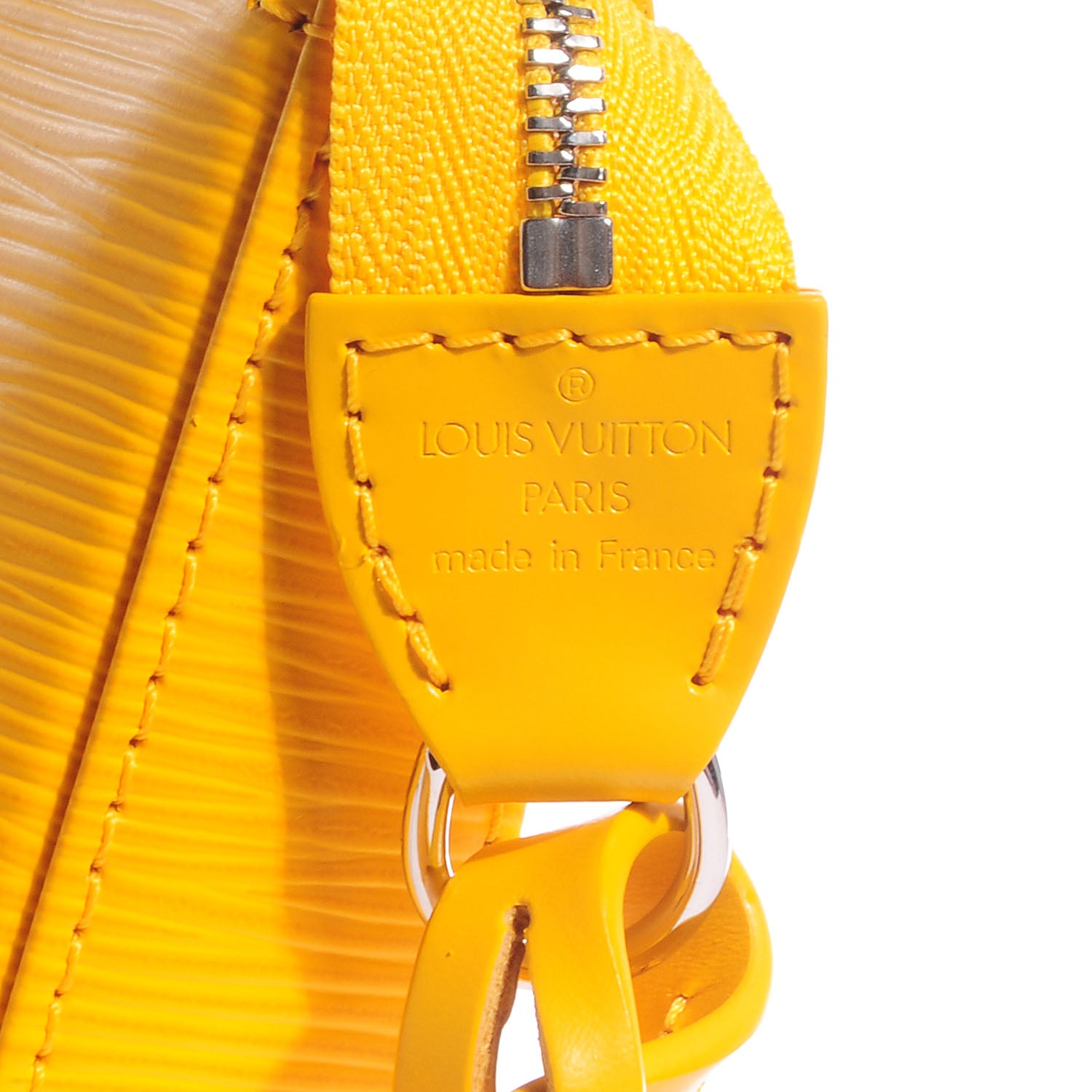 Louis Vuitton Epi Pochette Accessories NM Citron 6 of 7