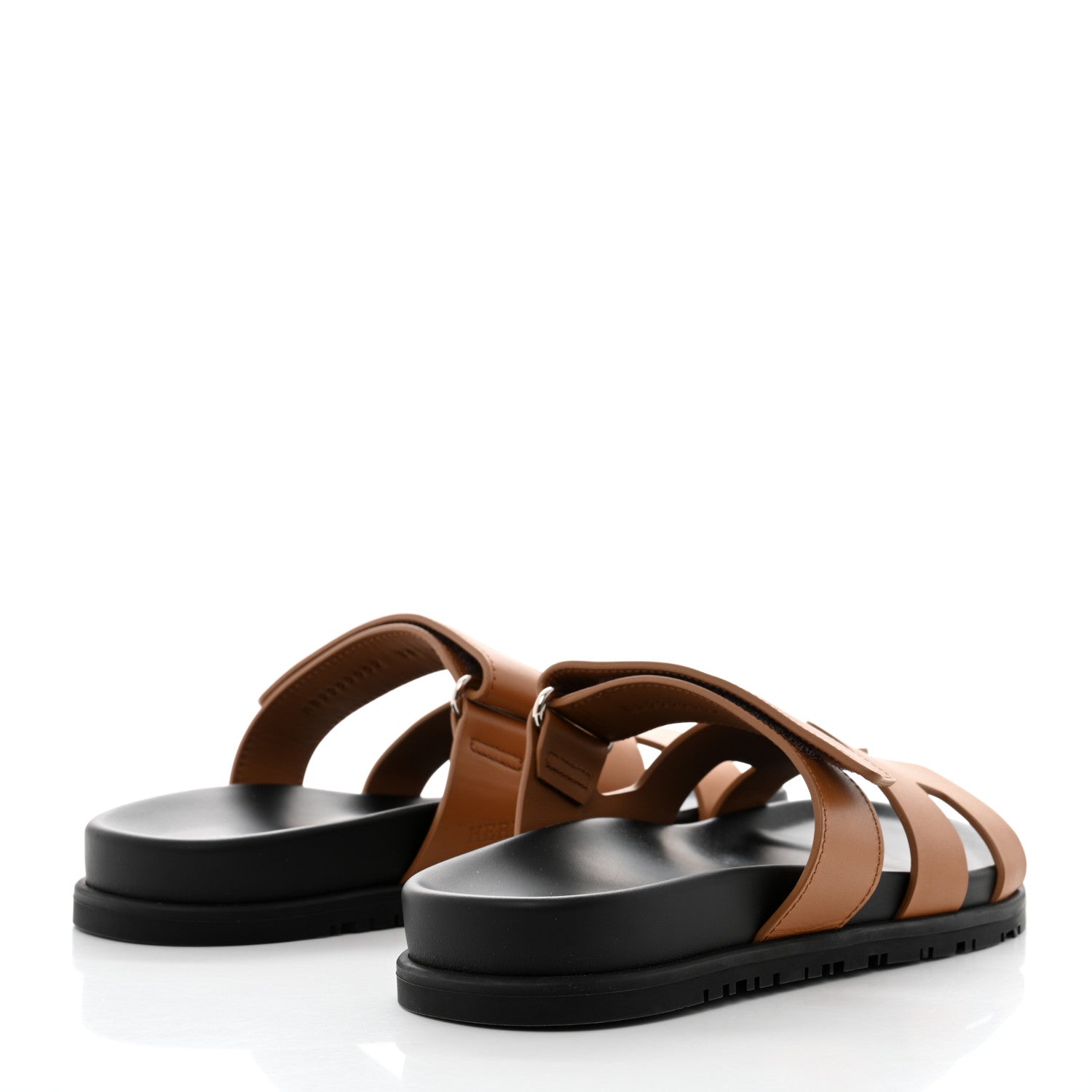 Hermes Calfskin Womens Chypre Sandals 38 Naturel 4 of 9