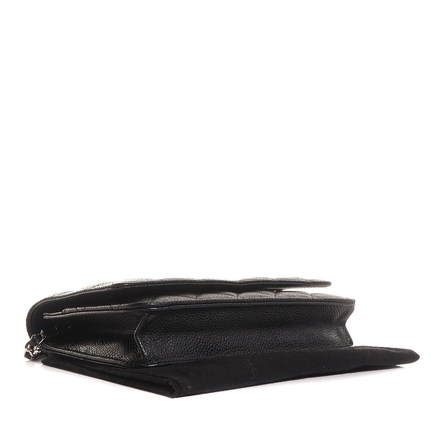 Chanel Caviar Quilted Wallet On Chain WOC Black 4 of 8
