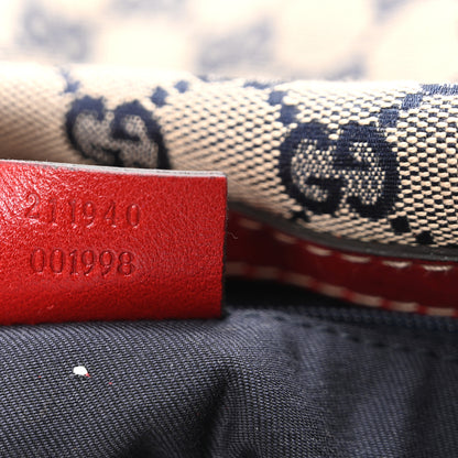 Gucci Monogram Acapulco Medium Hobo Navy 7 of 10