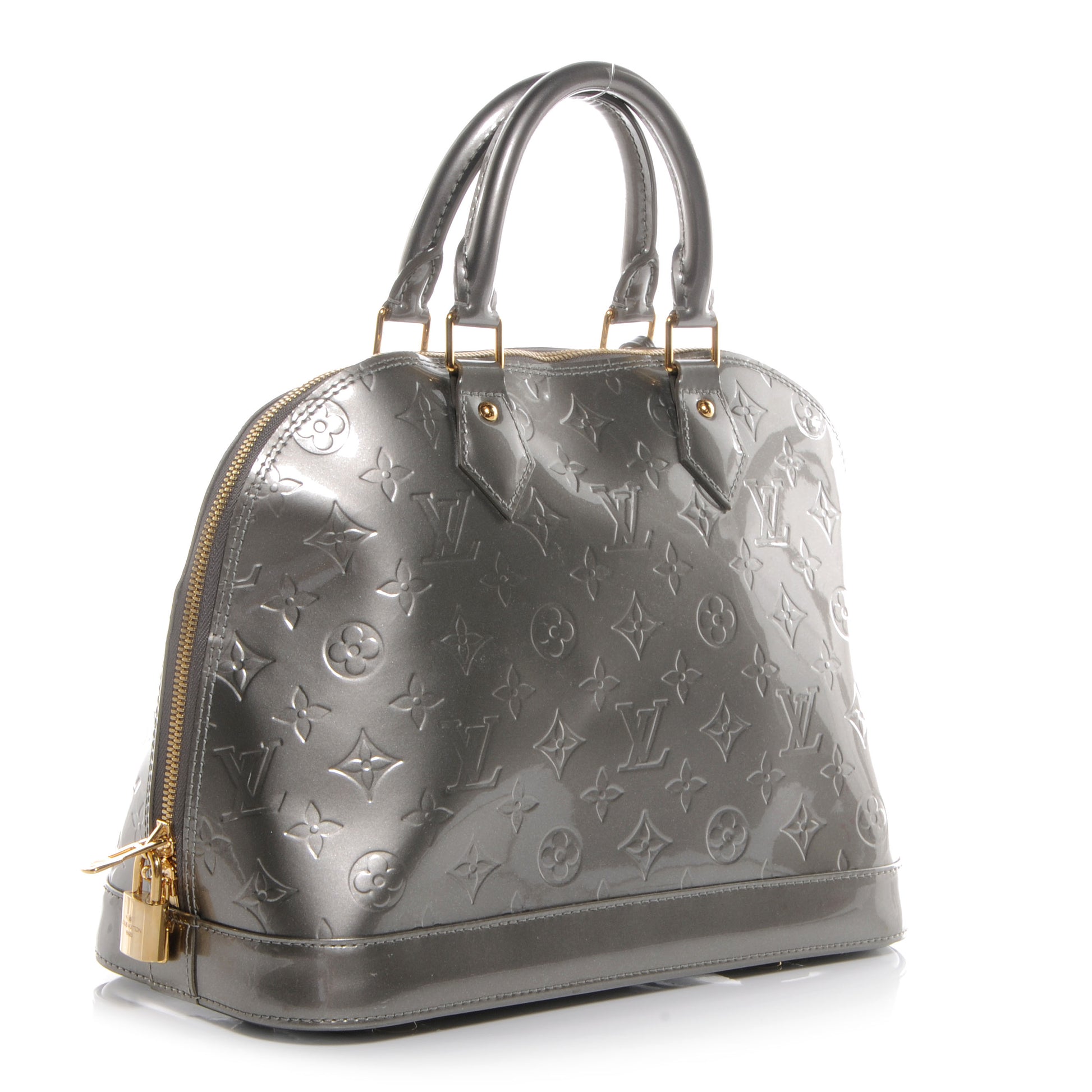 Louis Vuitton Vernis Alma PM Gris Art Deco 3 of 7