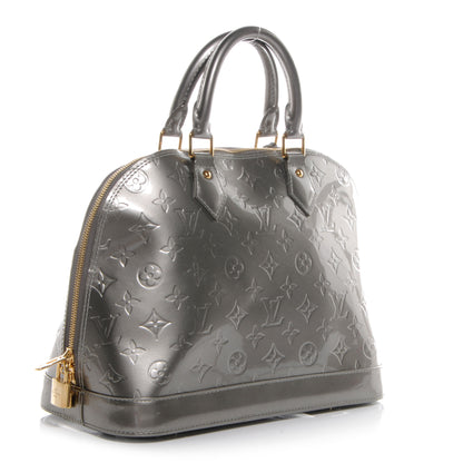 Louis Vuitton Vernis Alma PM Gris Art Deco 3 of 7