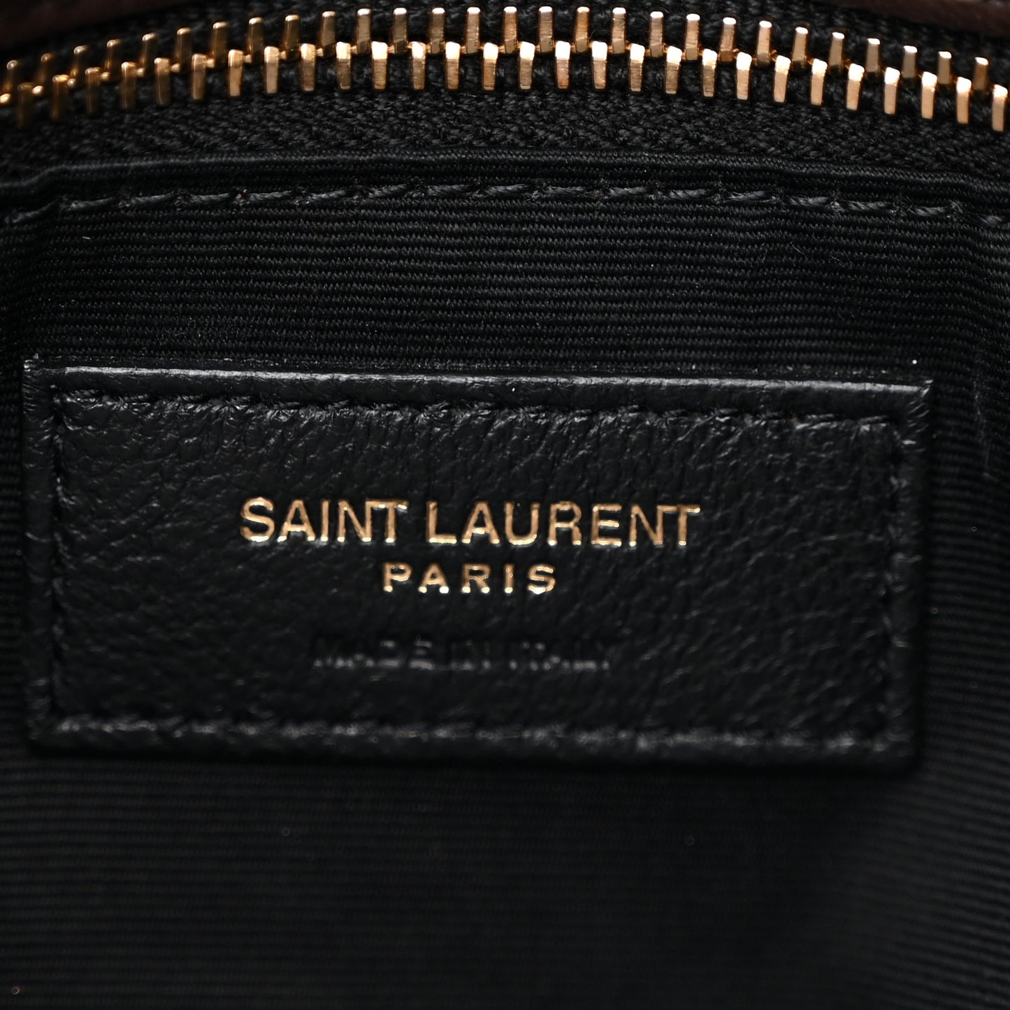 Lambskin Quilted Small Loulou Puffer Monogram Chain Satchel Dark Ganache