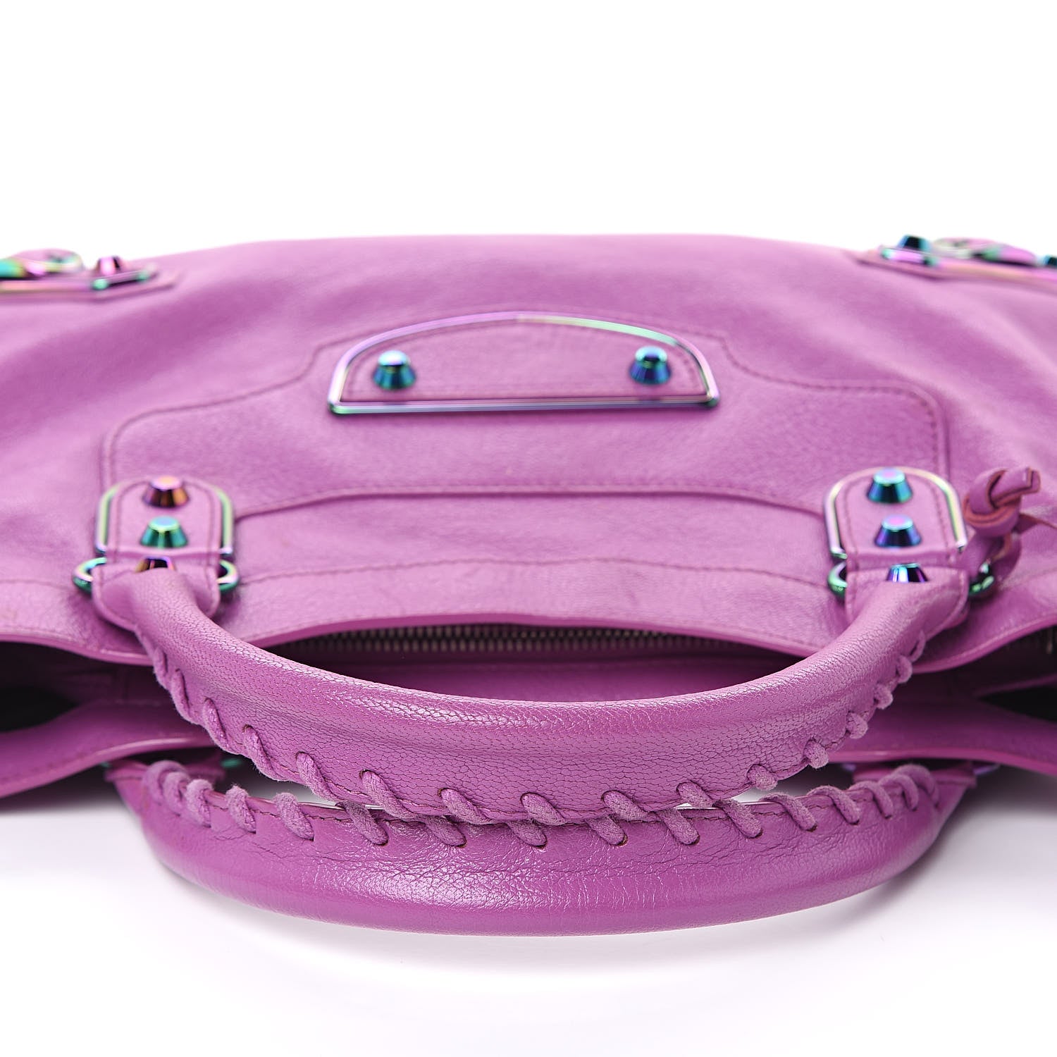 Balenciaga Chevre Iridescent Metallic Edge Hardware Town 10 of 12