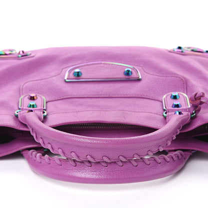 Balenciaga Chevre Iridescent Metallic Edge Hardware Town 10 of 12