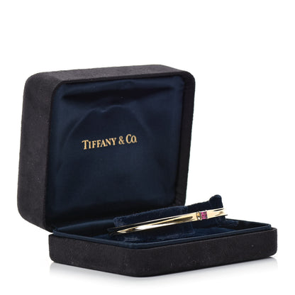 Tiffany 18K Yellow Gold Ruby Stacking Bracelet 4 of 4