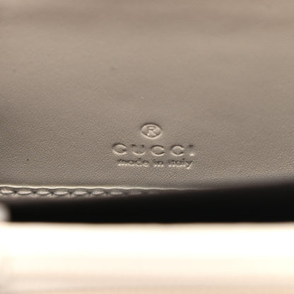 Gucci Calfskin Matelasse Trompe L'Oeil Print GG Marmont Zip Around Wallet 6 of 13