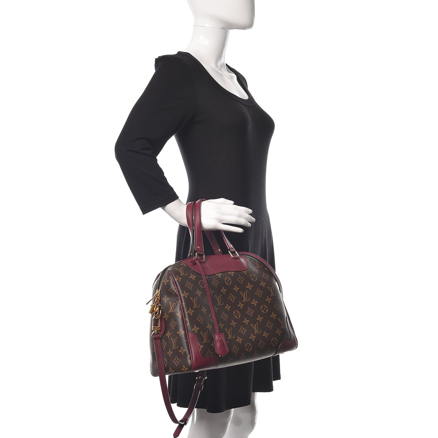 Louis Vuitton Monogram Retiro NM Raisin 2 of 16
