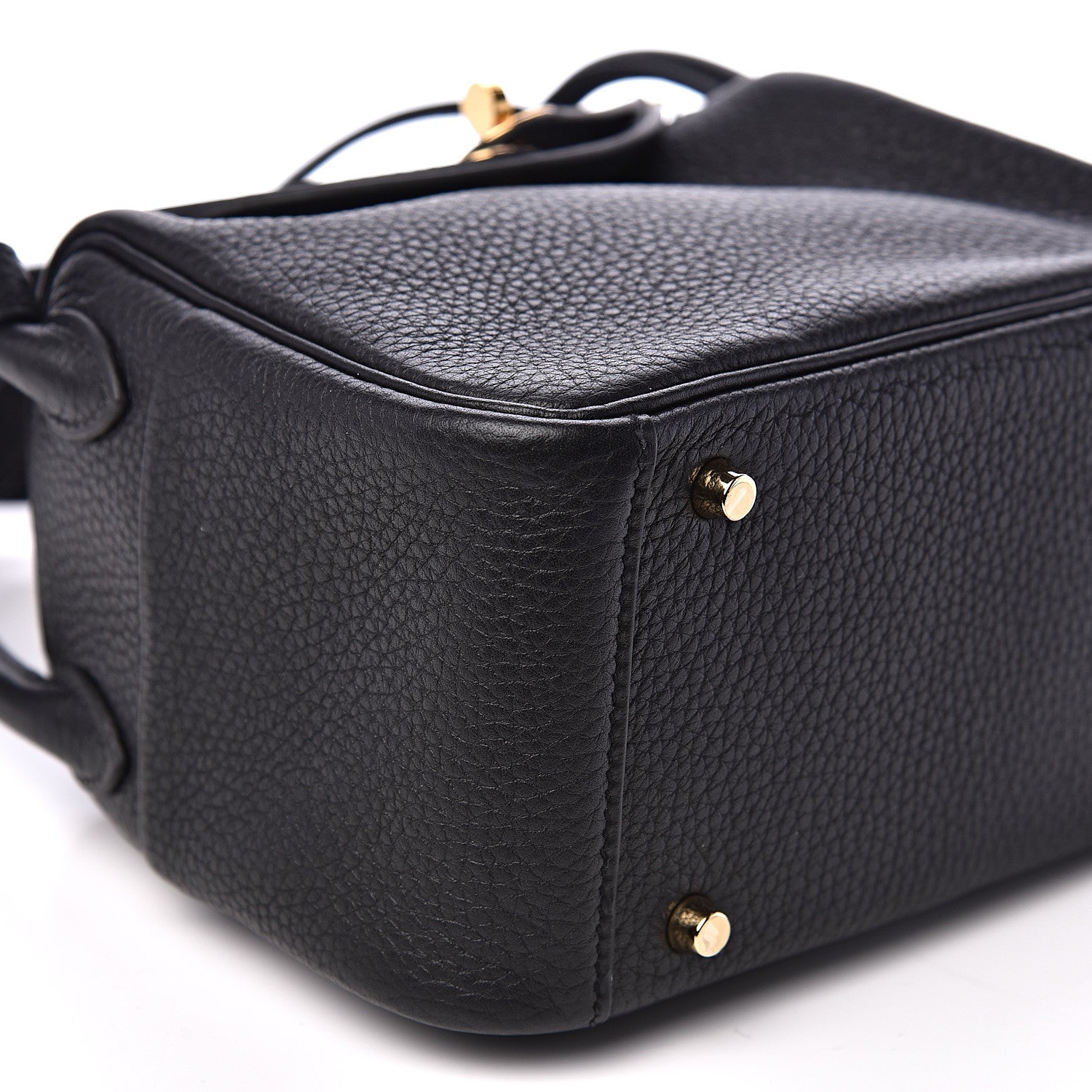 Hermes Taurillon Clemence Mini Lindy 20 Black 6 of 7
